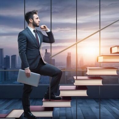 career-ladder-steps-up-as-symbol-path-goal-man-suit-solves-problem_926199-3018775